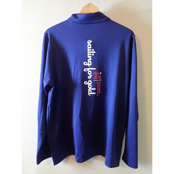 Under Armor Sailing for Gold Rio 2026 XL Jacket Sweatshirt Athletic Sports Blue - Picture 2 of 8